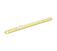 Alumicolor Righello, strumento di misurazione, oro, 15,2 cm