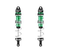 Aluminium 6061-T6 Alloy Front Double Section Spring Shock 125mm for LOSI 1/6 8IGHT-X Super Lasernut 4WD Brushless Buggy RTR-LOS04019 Upgrades - Green