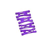 Aluminium 7075 Alloy Front & Rear Lower Arms Aluminium Combo Set for LOSI 1/24 Micro-B 2WD Buggy RTR-LOS00007 Upgrades - Purple