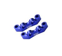 Aluminium 7075 Alloy Front & Rear Upper Arm Bulk for Tamiya 1/10 RC Car TT02 Upgrade Parts - Blue