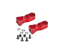 Aluminium 7075 Servo Mount for Tamiya 1/10 RC Car TT01 Upgrade Parts - Red