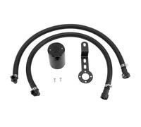 Aluminium Alloy Air Oil Separator Catch Can 3oz Capacity Engine Protection Kit Compatible with Chevy Silverado 1500 5.3L 6.2L 2014 2015 2016 2017 2018 Models