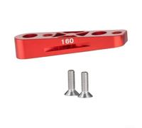 Aluminium Alloy Disc Brake Caliper Mount Adapter(Red Rear) | Converts 140mm to 160mm, front post mount, aluminium alloy build, includes screws, easy installation