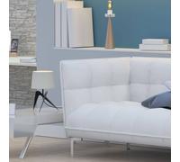 Aluminor Lampada da tavolo Lola con paralume in tessuto, bianco e nero Aluminor