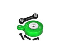 Aluminum 7075 Direct Mount Servo Saver (25T Spline) with Fix Link for Arrma 1:10 VORTEKS/SENTON/Big Rock/Outcast/Granite/KRATON/SENTON / 1:8 Mojave/Vendetta/Infraction Upgrades - Green