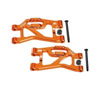 Aluminum 7075-T6 Alloy Rear Lower Suspension Arms For Traxxas 1/16 Mini Slash 4X4 Short Course Truck-108164-1 Upgrades - Orange