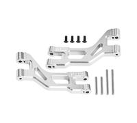 Aluminum 7075-T6 Alloy Rear Upper Suspension Arms For Tamiya 1:10 DT-04 R/C Fighter NXGEN-58741 Upgrades - Silver
