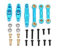 Aluminum Alloy Ball Bearing Crank Steering Set for Tamiya TT02 1/10 RC Car Upgrade Parts