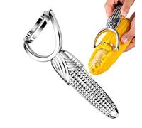 Aluminum Alloy Corn On The Cob Peeler, Portable Kernel Stripper Remover