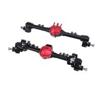 Aluminum Alloy Front Rear Complete Axle Set, RC Crawler Car Axial, RC Crawler Upgrade Parts for SCX10 II