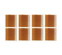 Aluminum Alloy Heatsink 50x50x15mm | 8Pcs Cooling Fins for CPU/LED/Amplifier | Slotted Design Enhances Heat Dissipation | Gold Anodized Finish (Without adhesive)