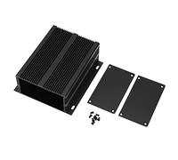 Aluminum Alloy Project Box | Sandblasted Oxidation Finish for Enhanced Performance | Sealed Enclosure for Circuit Boards/Amplifiers/Industrial Equipment | 53x116x130mm