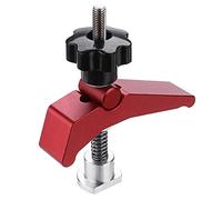 Aluminum Alloy Quick Acting Hold Down Clamp T slot T track Clamp Set Woodworking Tools for Holding Positioning Fixing Workpiece