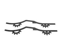 Aluminum Alloy RC Chassis Rails | Adjustable Wheelbase for Axial SCX10 II 1/10 RC Car | High - Strength Frame Replacement/off - Road Upgrade | 130g Lightweight Sturdy Design (Black)