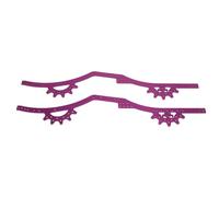 Aluminum Alloy RC Chassis Rails | Adjustable Wheelbase for Axial SCX10 II 1/10 RC Car | High - Strength Frame Replacement/off - Road Upgrade | 130g Lightweight Sturdy Design (Violet)