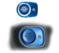 Aluminum Alloy Start Stop Button Cover Trim 3Pcs