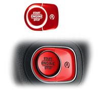 Aluminum Alloy Start Stop Button Cover Trim 3Pcs