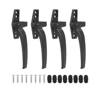 Aluminum Alloy Window Handle for Flat Open External Push Casement Security Lock Hardware (Left Hand)