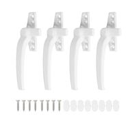 Aluminum Alloy Window Handle for Flat Open External Push Casement Security Lock Hardware (Left Hand)