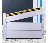 Aluminum Baffle Flood Control Barrier, 80/90/100/110/120/130/140/150/160cm Flood Control Gate for Patio Doors/Warehouse/Driveway/Garage - Reusable Water Barrier Shield(90 * 60cm/35 * 24in)