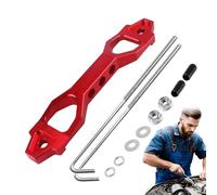Aluminum Battery Tie Down Bracket - Car Mount Holder, Sturdy Tray Clamp Space Saving Automotive Fixing Engine Support Kit | Suitable For Vehicles Truck SUV RV Auto Repair Installation