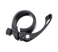 Aluminum Bike Seat Clamp 41mm Quick Release(black) | Quick release lever, easy height adjustment, secure locking, fits 41mm frame, per road bike compatible