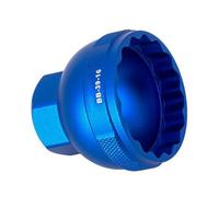 Aluminum Bike Socket, Bottom Bracket Wrench Tool, 40.2cm Crank Installer with Durable Feature, Lightweight Alloy Spanner, Cycling Repair Tool with Precision Design, Bicycle Maintenance for Mountain Ro