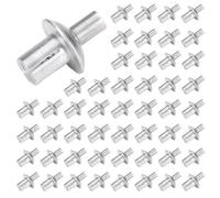 Aluminum Blind Rivet, Half Round Head Core Rivets, Dome Pop Rivet Knock Type Expansion Rivets with a Lightweight Structure Suitable for Home Repairs, 50/100 Pieces