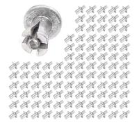 Aluminum Blind Rivet - Pop Rivets Hammer Drive, Blind Rivet Half Round Head Core Rivets | Knock Type Expansion Nails, Round Heads Hammer Type Aluminum For Repair Garden Tools, Shovels, Rakes