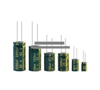 Aluminum Capacitor 6.3V 10V 16V 25V 35V 63V 100V 250V 450V 10UF 330UF 470UF 680UF 820UF 1500UF 4700UF High Frequency Low NWPNLXEA(50V10UF 50PCS)