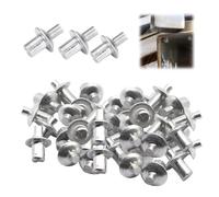 Aluminum Core Rivets with Round Head, Knock Type Expansion Aluminum Rivets, 2024 New Drive Rivets, Half Round Head Aluminum Core Rivets, Knock-On Aluminum Rivets (200pcs)