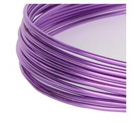 Aluminum Craft Wire Filo Di Alluminio Da 1,5 Mm, M, Calibro 15, Multicolore, for Gioielli Fai Te E Creazione Oggetti Artigianali(Purple)
