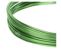 Aluminum Craft Wire Filo Di Alluminio Da 1,5 Mm, M, Calibro 15, Multicolore, for Gioielli Fai Te E Creazione Oggetti Artigianali(Light Green)