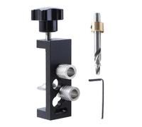 Aluminum Drill Guide, Positioning Jig Tool, 6.5x5.71x2.17 inches, Hole Precision Punch Locator, Metal Bushing for Accurate Repetitive Hole Drilling, 2020 2040 3030 3060 4040 Extrusion Profile