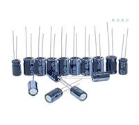 Aluminum Electrolytic Capacitor 1UF 2.2UF 4.7UF 10UF 1000UF 22UF 33UF 47UF 470UF 100UF 220UF 6.3V 10V 16V 25V 35V 50V 400V 450V NWPNLXEA(16V 1500uF 20PCS)