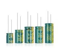 Aluminum Electrolytic Capacitor High Frequency Low 450V 4.7UF 6.8UF 22UF 33UF 47UF 68UF 100UF 120UF 150UF ICXLPMC(450V220UF-10PCS)