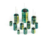 Aluminum Electrolytic Capacitor High Frequency Low 6.3V 10V 16V 25V 35V 50V 63V 100V 400V 450V 100UF 220UF 330UF 470UF EKFBQBGW(400V100UF 10PCS)