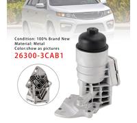 Aluminum Engine Oil Filter Housing Per Hyundai Santa Kia Cadenza 3.3L 2012-2018