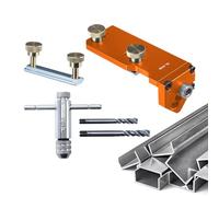 Aluminum Extrusion Tap Guide - Aluminum Extrusion Drill Guide | Positioning Cutter Professional Tapping Assistant Railing for Fabrication Installation Cable Woodworking Metalworking