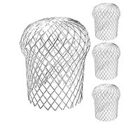 Aluminum Filter Strainer, 4pcs Downspout Protectors, Waterproof and Rustproof Gutter Guards, Prevent Leaves, Debris, Moss, and Tree Branches from Clogging Roof Downspouts, Durable Outdoor Protection