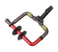 Aluminum Fly Fishing Tippet Spool Holder 10cm Clip(Red) | Aircraft-grade aluminum alloy, rust-resistant, per durable construction, fits vest or backpack, red finish