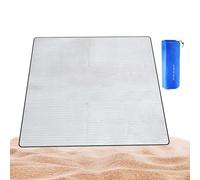 Aluminum Foil Camping Mat, Insulated Tent Pad, 9 Inches Waterproof Heat-Reflective Blanket with Foldable Design, Outdoor Sleeping Pad for Campers Hikers Women, Lawn Garden Park Backpacking Hiking
