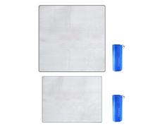 Aluminum Foil Camping Mat - Insulated Tent Pad, Thermal Foil Blanket | Camping Insulation Mat For Campers Hikers Women Men Backpacking Hiking Music Festival Beach Picnics Mountain Climbing Lawns