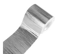 Aluminum Foil Duct Tape - Heavy Duty Heat Resistant Sealing Industrial Grade Waterproof Adhesive for Car Exhaust Pipe High-Strength Repair Patch Roll Suitable SUV Caravan Workshop Maintenance