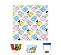 Aluminum Foil Insulated Cloth - 50cm Large Size Self Adhesive Wrap | Cartoon Pattern Thermal Sheet | For Lunch Bag Box Bottle Keep Food Cold Hot Multi Purpose
