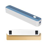 aluminum foil organizer, Distributore di pellicola alimentare con ventosa, contenitore for pellicola, taglierina for fogli di alluminio, accessori da cucina for Drawer, Kitchen(Blue)