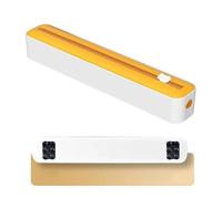 aluminum foil organizer, Distributore di pellicola alimentare con ventosa, contenitore for pellicola, taglierina for fogli di alluminio, accessori da cucina for Drawer, Kitchen(Yellow)