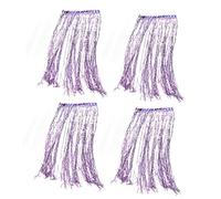 Aluminum Foil Tassel Curtains | Metal Wire Shiny Party Background Wall | Photo Studio Decor for Weddings/Birthdays/Bachelor Parties | Double Sided Tape Easy Installation (Purple)