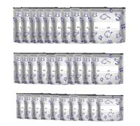 Aluminum Freezer Bags, 30 Piece Reusable Sealable Odor-Proof Meat Seafood