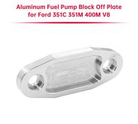 Aluminum Fuel Pump Block Off Plate per Ford 351C 351M 400M V8 S1 Y0